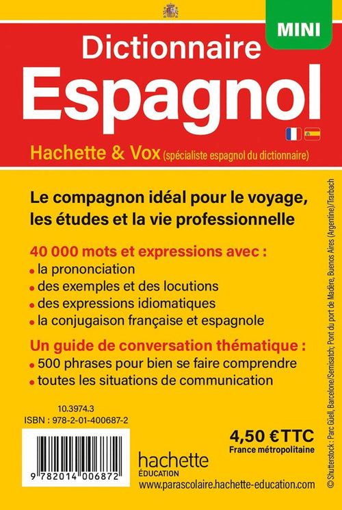 Dictionnaire Hachette Mini Espagnol