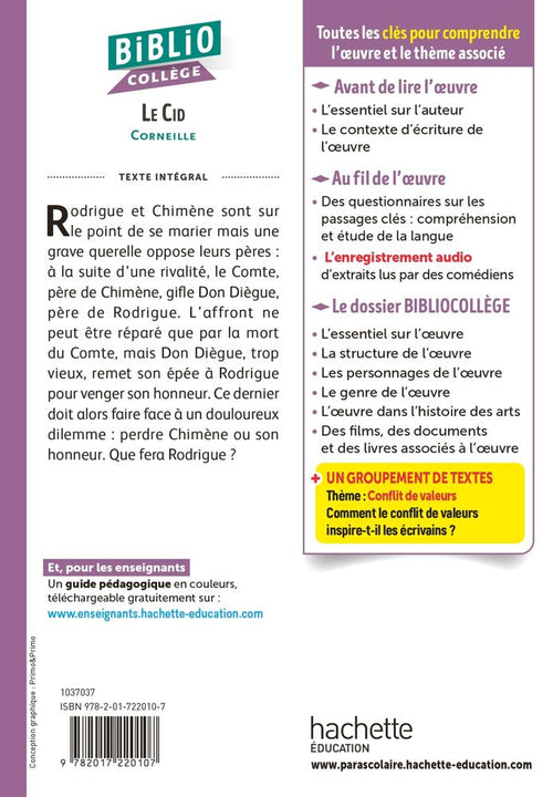 Bibliocollège - Le Cid, Corneille