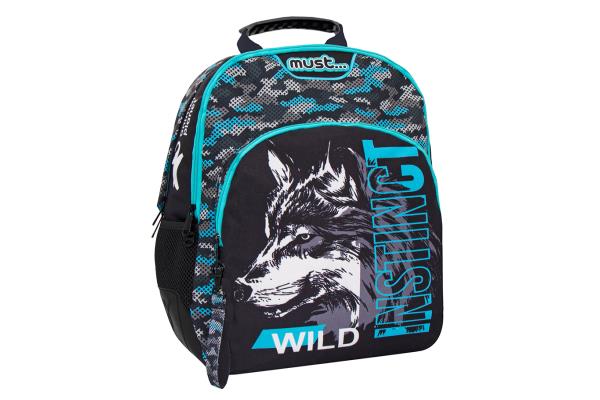 Diakasis Must Animal Planet - Wolf 17Inch Backpack 3 Compartments