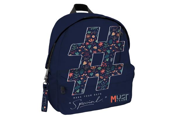 Diakasis Must Inspiration 17Inch Backpack Hashtag