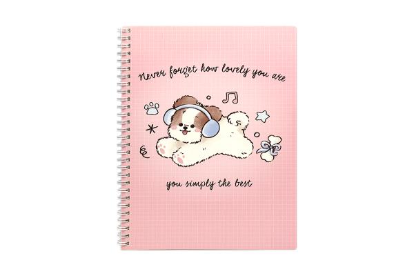 M&G Notebook B5 60 Sheets Line Spiral I Woof You