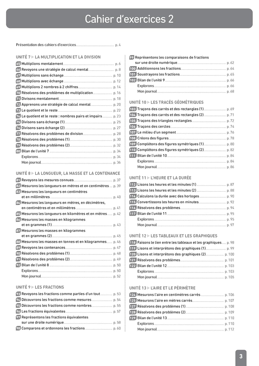 Mathématiques CE2 (2025) - Méthode de Singapour - Cahier d'exercices 1