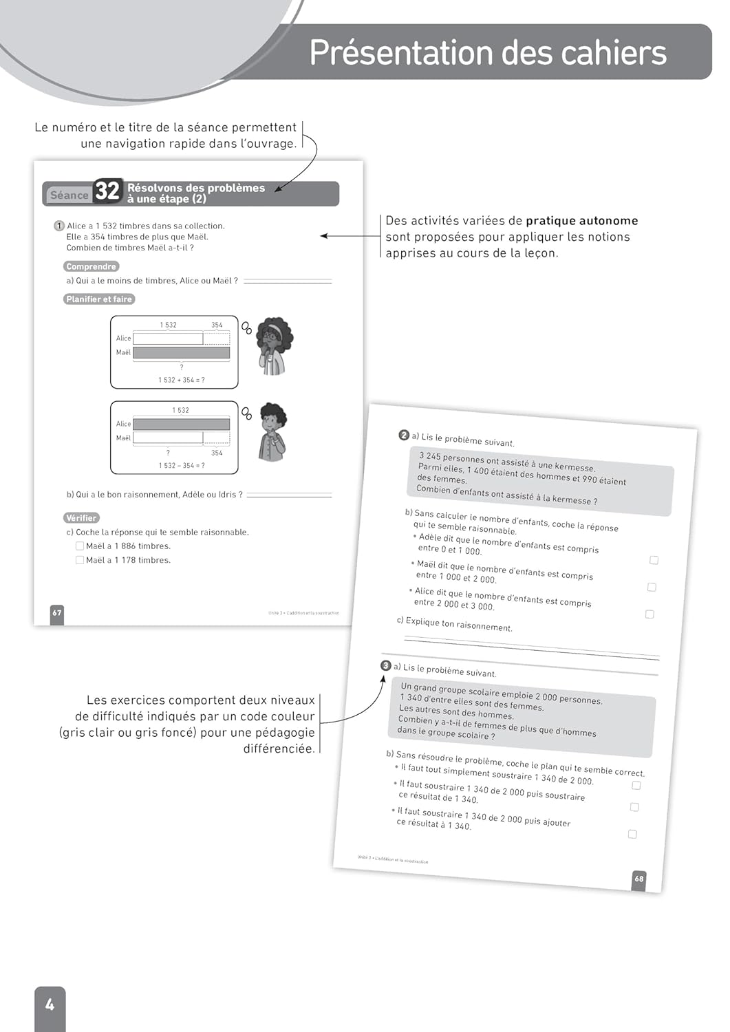 Mathématiques CE2 (2025) - Méthode de Singapour - Cahier d'exercices 1